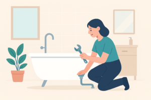 bathroom installation steps